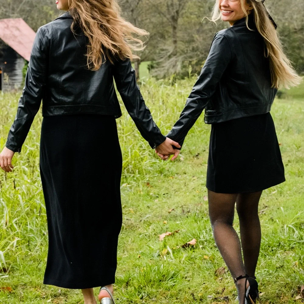 Able Maha Black Leather Moto Jacket, 3X-Worn once - Picture 5 of 5